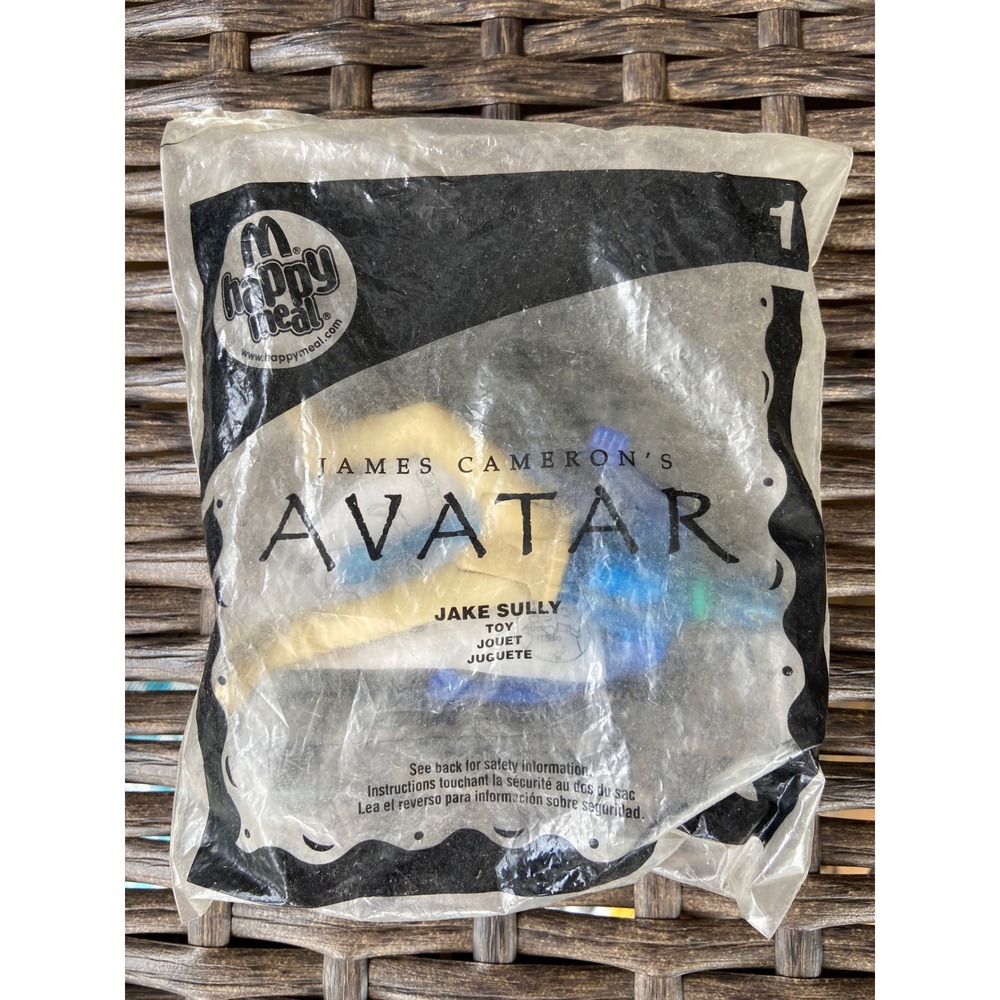 McDonalds 2009 James Cameron Avatar Jake Sully Happy Meal Toy New Sealed #1
